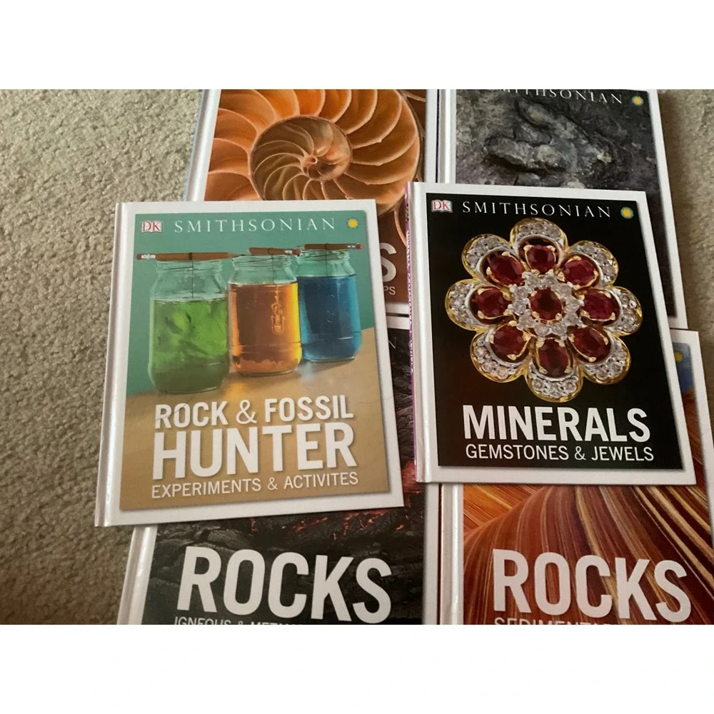 DK Smithsonian Rock and Gem Collection 10 Hardcover Book Set Geology Science